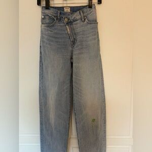 Madewell x Molly Dickson collab Blue Straight-Leg Jeans; 23